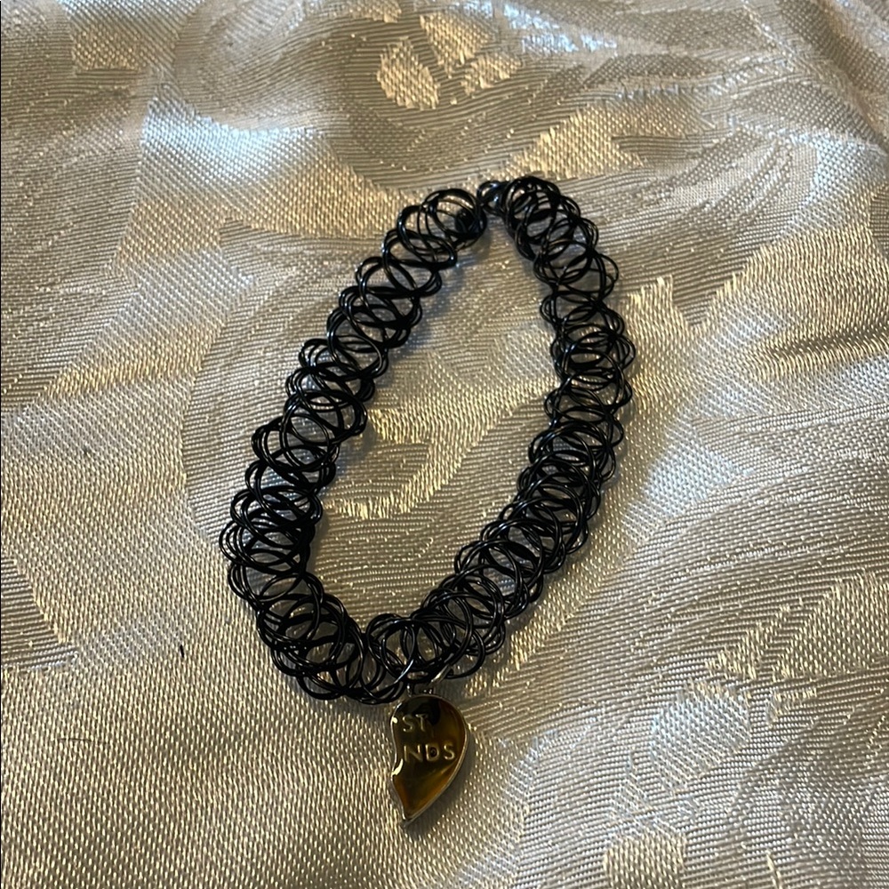 Black Coil Choker Necklace